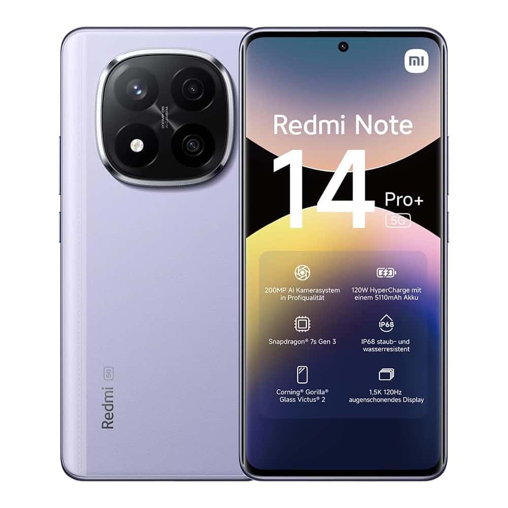 XIAOMI Redmi Note 14 Pro+ 5G 12+512 GB Lavender Purple