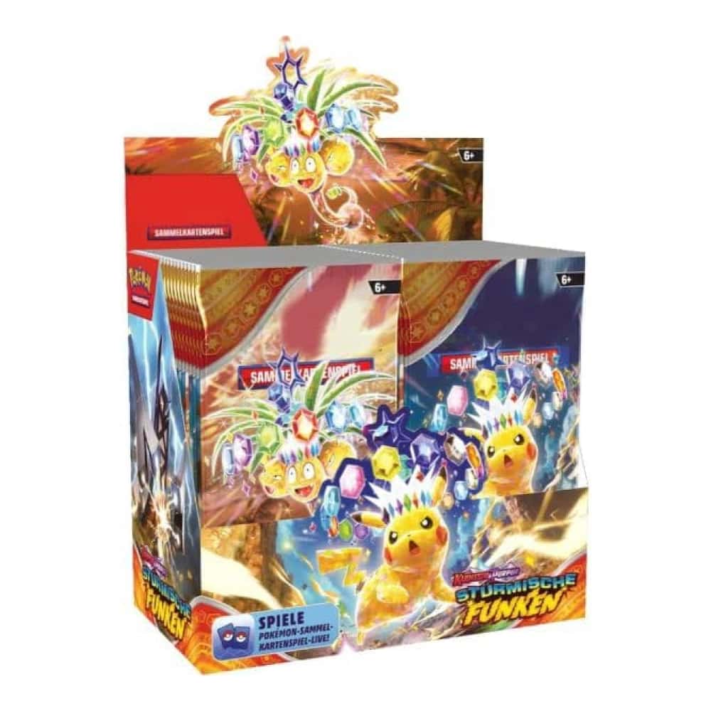 Karmesin & Purpur: "Stürmische Funken" - Booster Display (36 Booster)