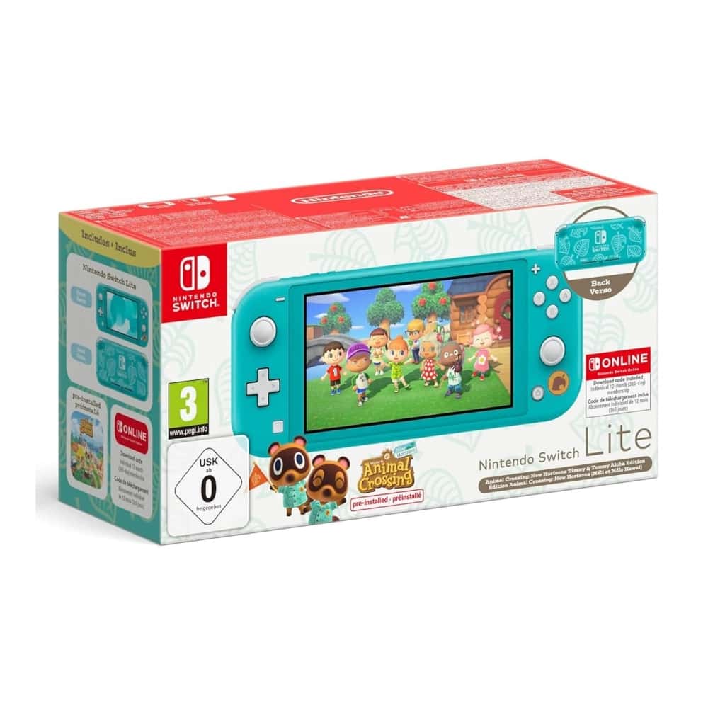Nintendo Switch Lite Animal Crossing: New Horizons Nepp-und-Schlepp-Edition