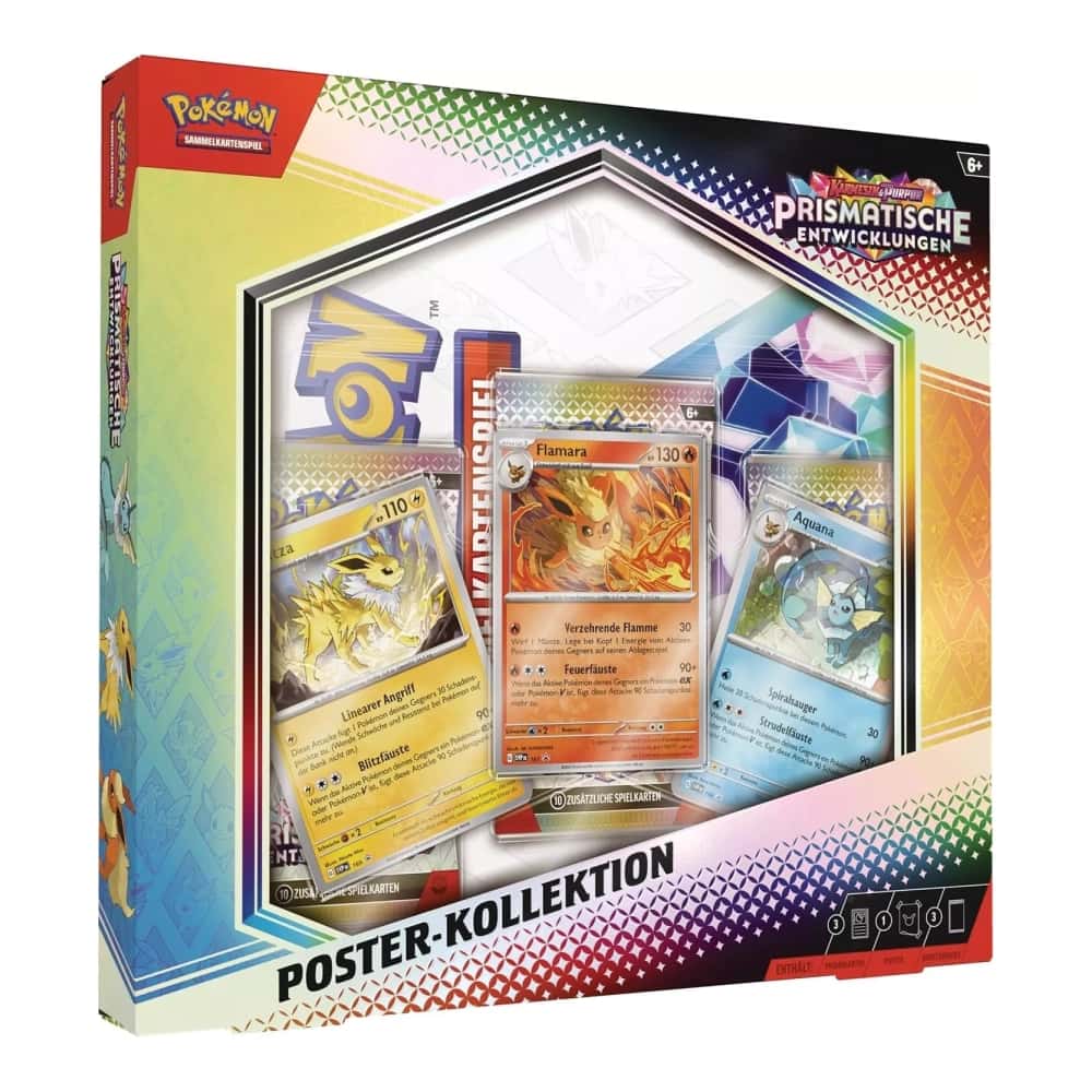 Karmesin & Purpur Produkte: "Prismatische Entwicklungen" - Poster Kollektion (3 Booster)