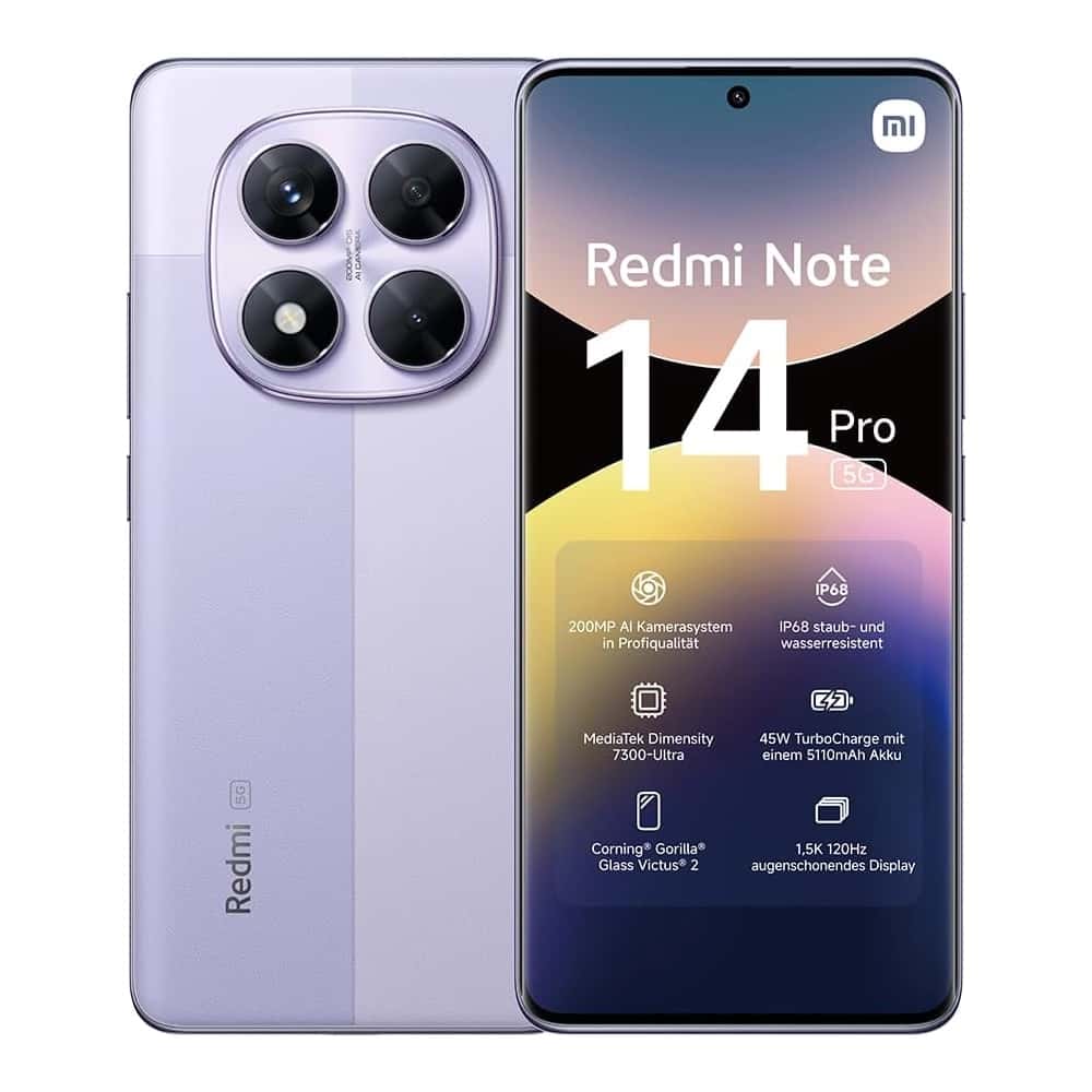 XIAOMI Redmi Note 14 Pro 5G 12+512 GB Lavender Purple