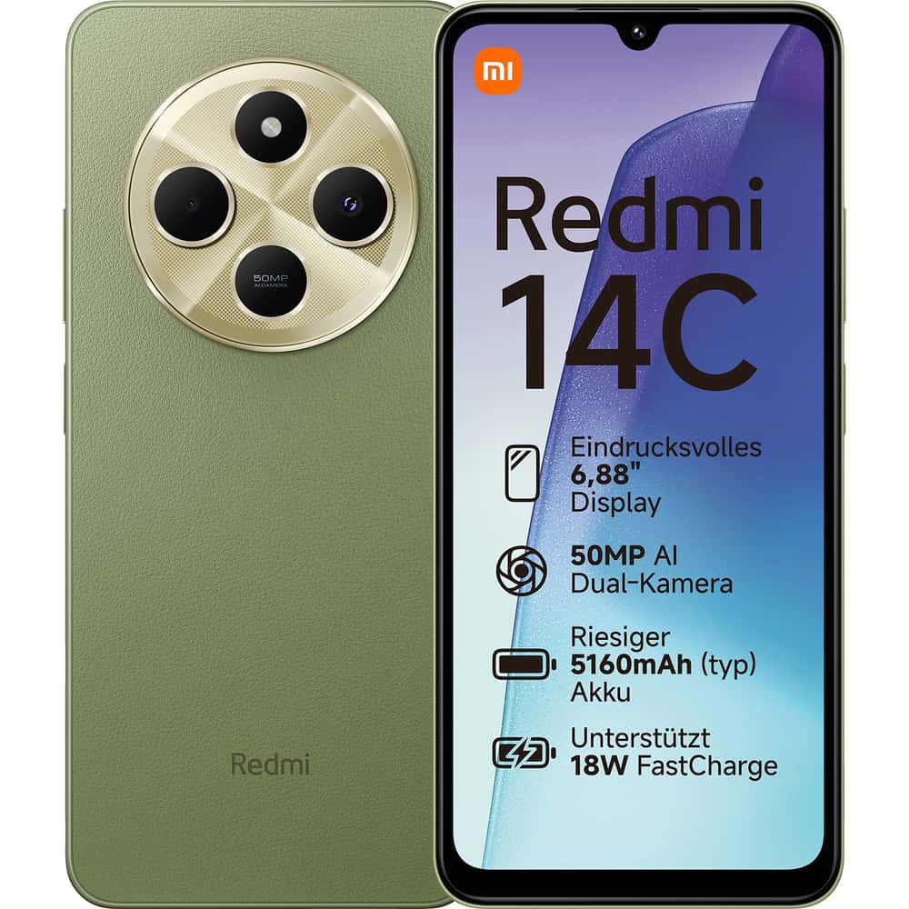 XIAOMI Redmi A14C 4+128 GB Sage Green