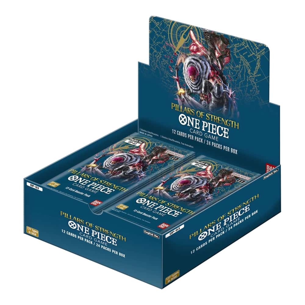 OP03 - Pillars of Strength Booster Box (Englisch, 24 Booster)