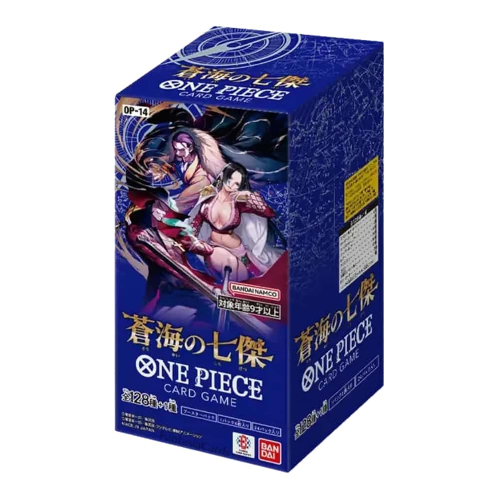 OP 14 - The Azure Sea´s Seven Booster Box (Japanisch, 24 Booster)